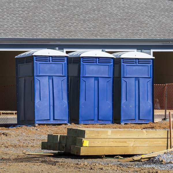 are there any restrictions on where i can place the porta potties during my rental period in Reynolds Indiana